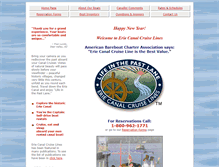 Tablet Screenshot of canalcruises.com